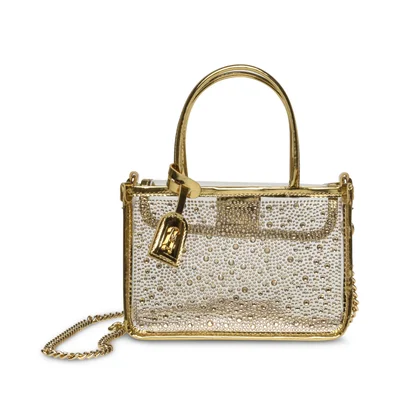 STEVE MADDEN Steve madden zuma-c gold handbag